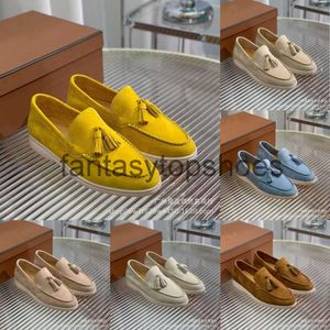Loro Piano LP British Basselle comode in stile elegante 2023 Yangjing Soft Sole Simple One Step Casual Shoe Shoe Shoe's Shoe Scarpe da donna