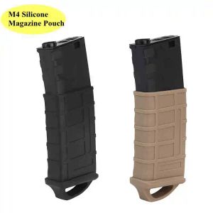 Holsters 1/5/10 PCS PMAG Fast Magazine Kauçuk Kılıf Kollu Kayma Kapak M4 Silikon Dergisi Pouch Taktik Av Aksesuarları