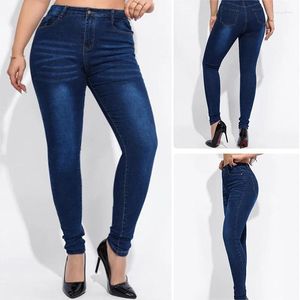 Jeans da donna High Rise perfetto Skinny Sthitchy Tummy Control Jeggings Pantaloni in denim