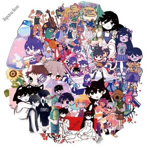 Tattoo Transfer 10/30/62pcs Game Omori Anime Stickers Sunny Basil Graffiti Decal Laptop Suitcase Phone Car Skateboard Cartoon Waterproof Sticker 240426