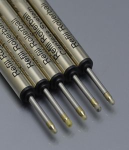 Hochqualität 5 Pieftlots schwarze Nachfüllung für magnetische Roller Ball Stift Schreiben glattes Stiftzubehör1160259