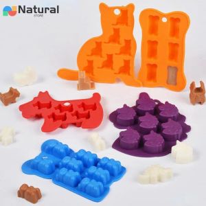 Moulds Animal Bear Cat Shape Silicone Baking Mold Rabbit Dog Bone Unicorn Cake Chocolate Candy Jelly Ice Mould Soap Candle Making Set