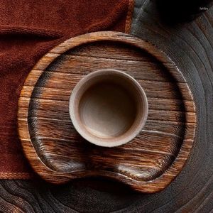 Çay tepsileri taşınabilir yemek tepsisi tabak kahve trafiği çayware ofis vintage ahşap mutfak gadget madeira aksesuarları