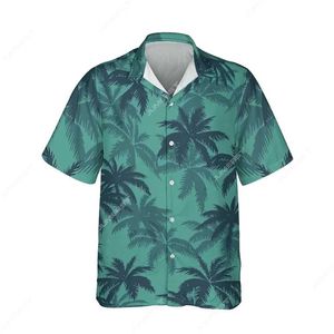 Camisas casuais masculinas jumeast 3d caráter de jogo de folha de palmeira, camisas havaianas aloha para homens praia feminina mulher blusa unissex roupas folgadas cosplay 240424