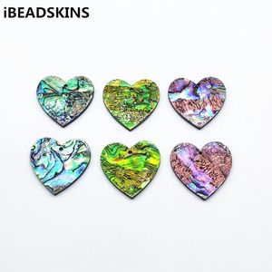 arrival 30x30mm 30pcs Acrylic with Shell Heart charm for Jewelry Findings/Earrings DIY partsJewelry Findings Components 240416