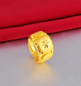 Wedding Rings Ring Fashion Jewelry Vietnam Sand Gold Men039s Car Flower Opening Adjustable6168530