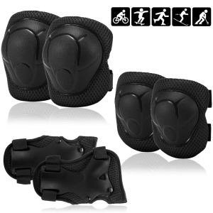 Pads Kids Kne Pads Set Protective Gear Kit Knie Ellbogenpolster mit Handgelenk Guards Kindersicherheitsschutzpolster für Rollerblading Skating