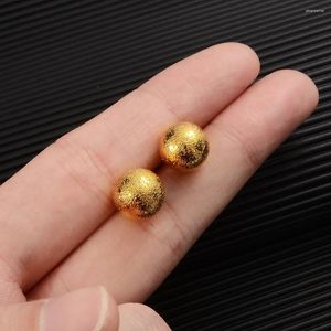 Stud Earrings Gold Color Ethiopian Small Stopper For Baby/Girls Arab African Jewelry Gift