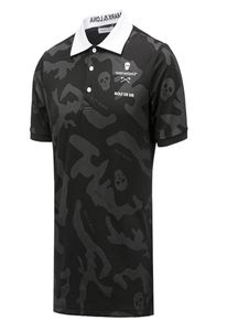 Yaz erkekleri giyim yeni kısa kollu golf tişörtleri siyah veya beyaz renk jl açık eğlence gömleği sxxl in choic9443744