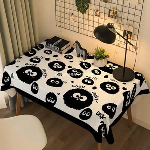 Table Cloth Tablecloth Ins Wind Cartoon Dust-proof And Dirt-resistant Online Celebrity Desk Square Coffee Mat