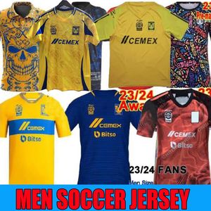 23 24 25 Tygres Uanl Soccer Jerseys Home Away Away третий 3 -й 2024 2025 Mexico Liga MX Vargas Aquino Pizarro Nicolas Thauvin Gignac Футбольные рубашки 3xl 4xl