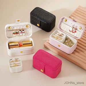 Charm 4Styles Portable Jewelry Storage Display Box Leather Necklace Earring Ring Bracelet Container Exquisite Travel Holder Case