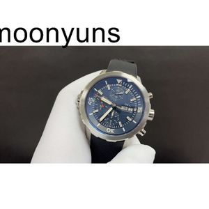 Designer Men IWCSS IWCITY Watch Pilot Aquatimer Family Chronograph Wristwatch 5NJJ Top Quality Mechanical Movement All 6pin Working Date Day Justerbar UHR Montre