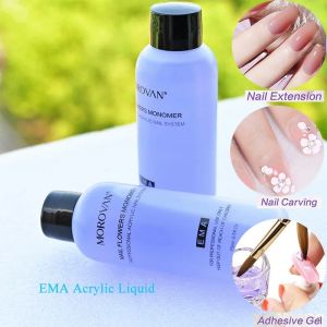 Liquids 1Bottle EMA Acrylic Liquid 40/75/120ml Liquid Monomer Carve Extension for Acrylic Powder Manicure Build Tips Acrylic Nail Liquid