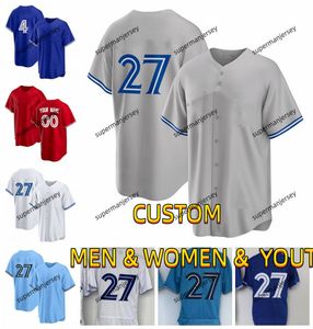 27 Vladimir Guerrero Jr. Blue Jays Jersey Joey Votto Bo Bichette Matt Chapman Kevin Kiermaier Cavan Biggio Chris Bassitt Alejandro Kirk George Springer Romano