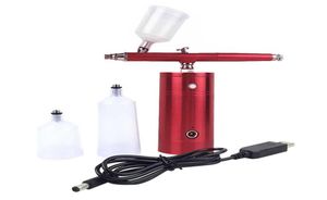 Air Brush Spray Gun Kit Mini Action Airbrush Compressor Paint Art for Art Craft Model Paint Spraying Hobby 2107192886953