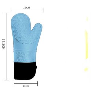 Novos 1pcs de luvas e suportes de maconha de forno extra longos lutas de silicone resistentes ao calor Potholders Hot Potholders para silicone resistente ao calor