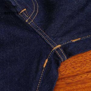 Jeans masculinos GT-0003 Leia descrição!Indigo Selvage Lavado Ultra-Finchin Calças Sanformed Raw Denim Jean 12ozl2404