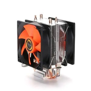 2024 Эффективный охлаждающий вентилятор CPU Cooler 3PIN для Intel LGA 1150 1151 1155 1156 775 1200 AMD AM3 AM4 Тихой вентилядор молча