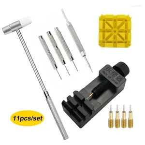 Watch Repair Kits Tool Set Link Band Slit Strap Bracelet Chain Pin Remover Adjuster T009ool Kit For Professional Watchmak A5555