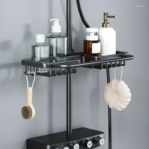 Kök lagring multifunktion 360 ° roterande rack praktiskt badrumshylla verktyg sjunka flytande tvålbad lotion trasa hållare