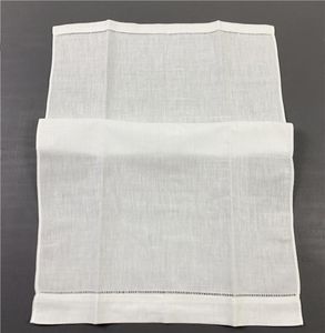 Zestaw 12 Domowych tekstyliów moda biały lniany ręcznik herbaciany 14 Quotx2222quotcloth gość ręka dania kuchnia ręczniki łazienkowe haftowane 6966547