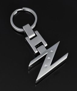 Keychains Alloy Car Styling Keychai Z Style Key Chain Rings för Nissan 280ZX 300ZX 350Z 370Z Tillbehör1594378