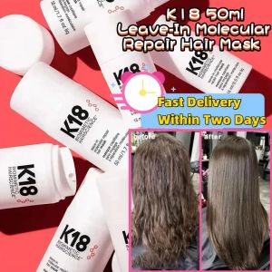 Conditioners K18 50ml LeaveIn Molecular Repair Hair Mask Damage Restore Soft hair Deep Repair Keratin & Scalp Treatment Hair Care Condition