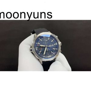 IWCSS IWCITY DESIGNER MEN Titta på Pilot Aquatimer Family Chronograph Wristwatch O3W8 Top Quality Mechanical Movement All 6pin Working Date Day Justerbar UHR Montre