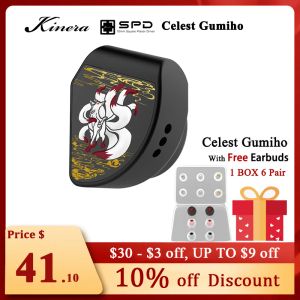 Earphones Celest Gumiho Planar InEar Monitor, 10mm Square Planar Driver + 1BA Kinera QOA