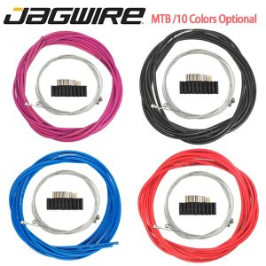 Parts JAGWIRE Bike Cable Set For Shimano Sram MTB Road Bicycle 4mm 5mm Brake Shift Cable Set Mountain Bicycle Derailleur Cable Housing