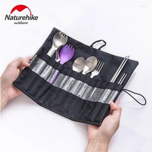 Storage Bags Naturehike Flatware Bag For Chopsticks Pipe Fork Spoon Portable Neat Tableware Carry Picnic Dinnerware