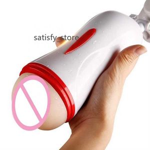 masturbating male suction vibrator artificial vagina pocket masturbator cup adult sex toys for men masturbating