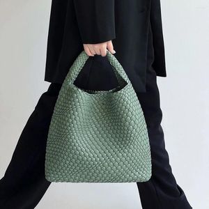 Shoulder Bags ZR DIARY Handmade Woven Bag Women PU Leather Large Capacity Totes Fashion 224BZ9389-1