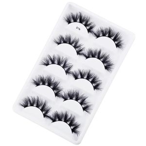 NEW 10 Pairs 3D Natural Magnetic Eyelashes Lashes Handmade Reusable Magnetic False Eyelashes Support Drop Shipping