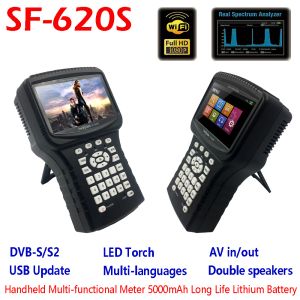 Finder HD Satellite Finder Twinkler SF620S с 4,3 -дюймовым экраном Spectrum Analyzer USB Wi -Fi CCTV монитор камеры Satelite Finder