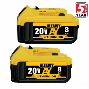 Kulaklık/Kulaklık 20V 8000mAh DCB200 18 Volt Maks. Elektrikli El Altları için Değiştirilebilir Liion Pil 18650 Lityum Piller