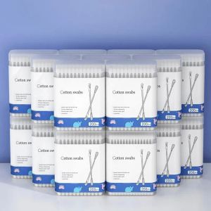 Swab 200st Baby Swabs Baby and Children Ear Cleaning Tool Nose Cotton Swab Sticks Ultrafine Doubleend Cotton Swabs