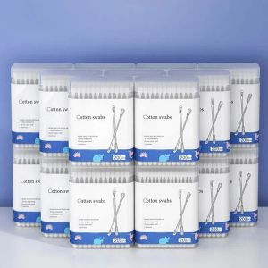 SWAB 200pcs Baby Swabs Baby e filhos Ferramenta de limpeza de ouvido Dariz Swab Sticks Ultrafine DoubleEnd Cotton ENGS