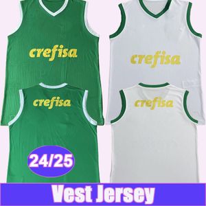 24 25 Palmeiras Mens Soccer Jerseys Dudu Endrick Ze Rafael Moreno Luan Piquerez Veiga Fabinho Home Away Sleeveless Vest Football Shirts