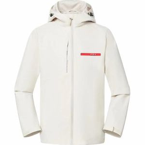 Erkek ceket lüks ceket erkekler açık havada spor paltolar moda açık hoodies katlar üçgen rozet rüzgar köpükleri tasarımcı bombardıman uçağı