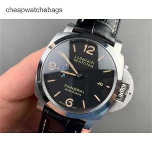 Panerei Luksusowe zegarek Smersibls Watches Szwajcarskie technologie oryginalne szafirowe skórzane pasek zegarek 47 mm 13 mm marka Włosze Sport na rękę KNZ0 94L3