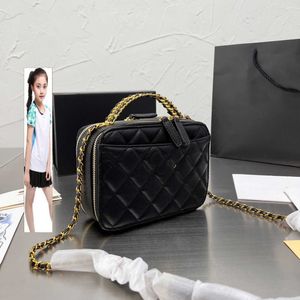 Bolsas infantis bolsas de ombro cc bolsas de câmera lady camera feminina bola clássica bola jovem flapbag menina chão bolsa bolsa para mulher bolsa de couro bolsas fêmeas lojas de marca de qualidade luxu