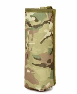 Utomhuspåsar Molle Tactical Water Bottle Bag Militärutrustning Klättring Camping Vandring Jakt Kettle Pouch Holder9424418