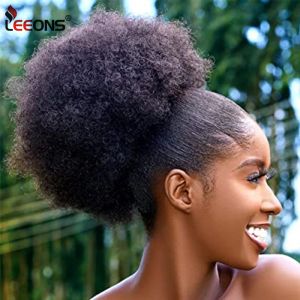 Chignon Afro Puff Hair Bun Chignon Afro Bun 8 