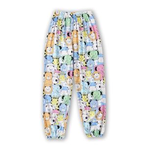 DiaryPlus Ladies Spring and Summer Thin Casual Birth Pants Pink Cute Animal Head Can Wear Home Air Conditioning Pants Beach Sunscreen Pants