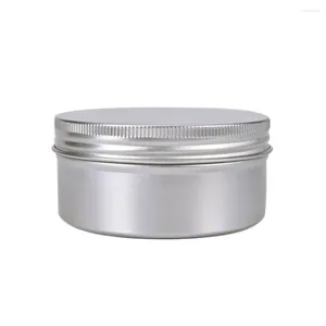 Storage Bottles 10pcs 250ml 200ml 150ml Metal Candle Jar With Lid Cosmetic Cream Container Empty Aluminum Tins Spices Tea Can