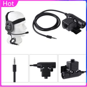 Accessories Tactical Headset Ptt Airsoft Cs Game Headphone Shooting Radio Adapter U94 Ptt