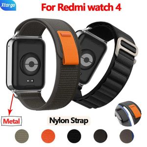 Assistir bandas Xiaomi Redmi Relógio 4 Smart Nylon Ring Ajuste Banda de pulseira elástica ajustável Adequada para Iwatch Mi Band 8 Pro Band Acessórios 240424