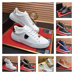 Plein Shoes Low Tops Lace-Up Luxury Designer Fashion Classic High High Ceather Rubber Athleisure Brivet PP Skulls Patter